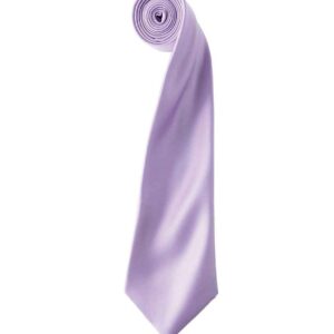 Premier 'Colours' Satin Tie | Lilac