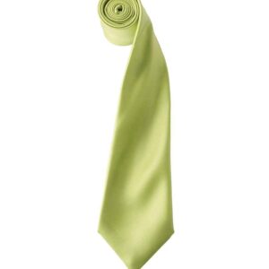 Premier 'Colours' Satin Tie | Lime Green
