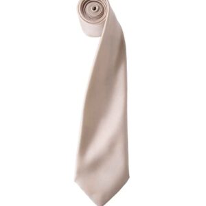 Premier 'Colours' Satin Tie | Natural