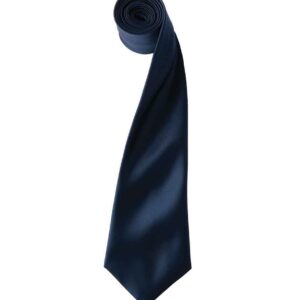 Premier 'Colours' Satin Tie | Navy