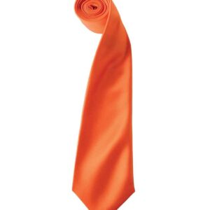 Premier 'Colours' Satin Tie | Orange