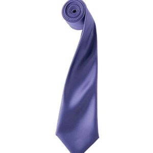 Premier 'Colours' Satin Tie | Purple