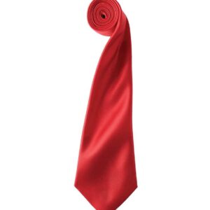 Premier 'Colours' Satin Tie | Red