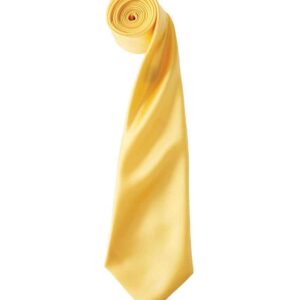 Premier 'Colours' Satin Tie | Sunflower