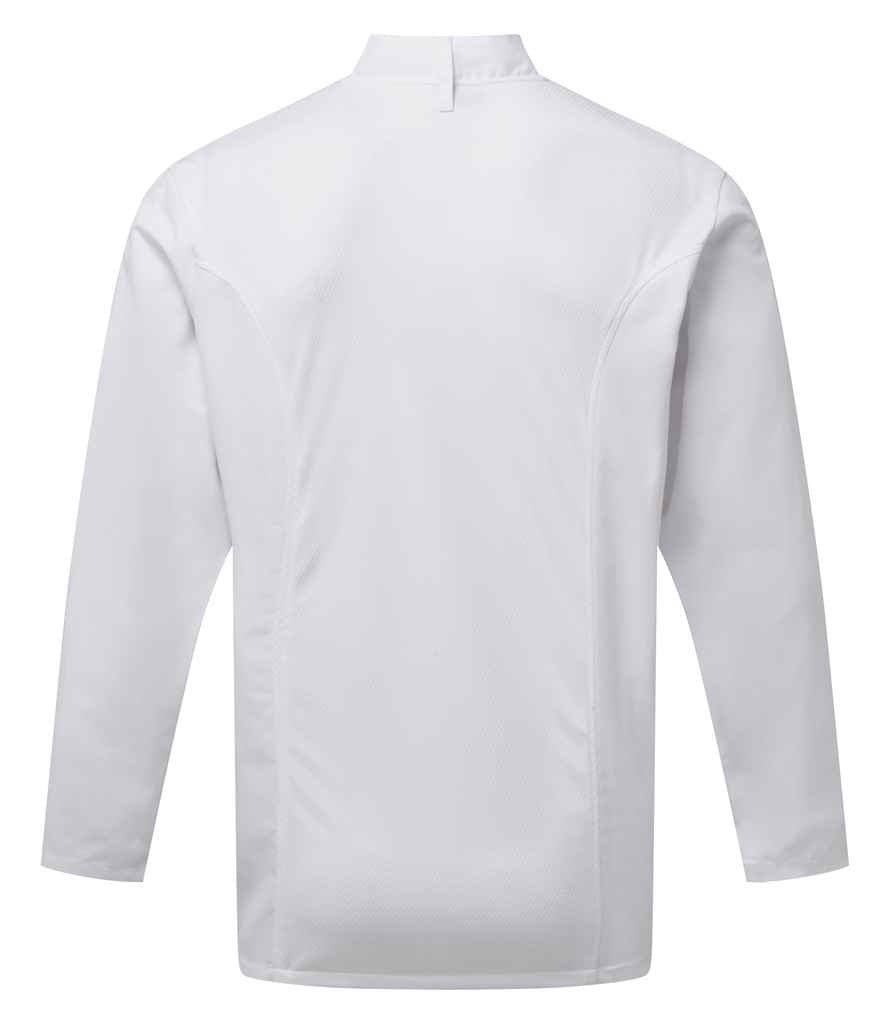 Premier Coolchecker® Long Sleeve Chef's Jacket | White - Image 2