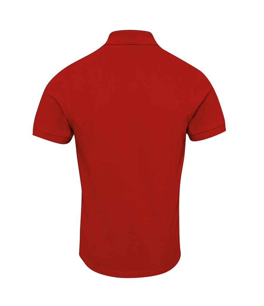 Premier Coolchecker® Plus Piqué Polo Shirt | Red - Image 2