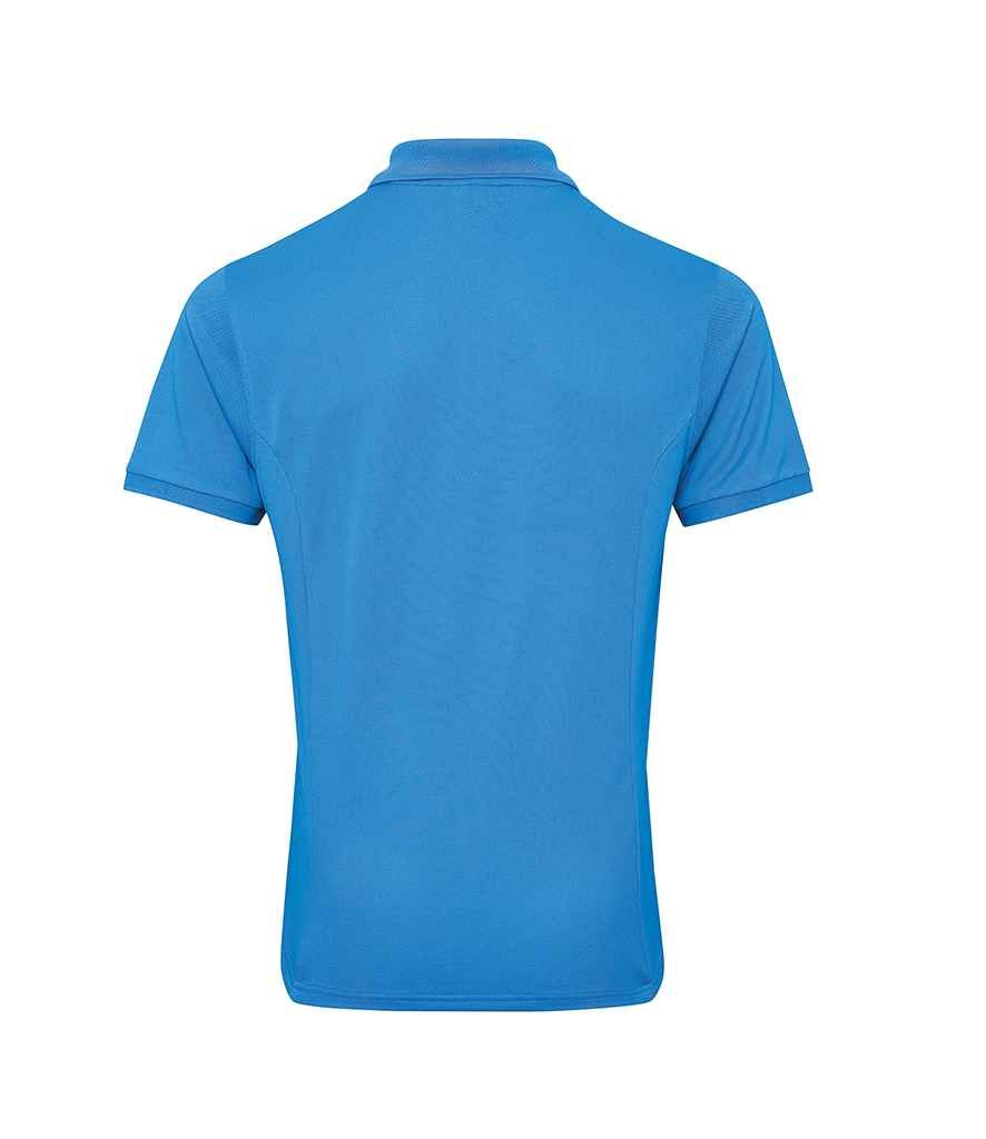 Premier Coolchecker® Plus Piqué Polo Shirt | Turquoise Blue - Image 2