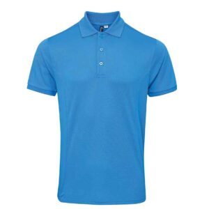 Premier Coolchecker® Plus Piqué Polo Shirt | Turquoise Blue