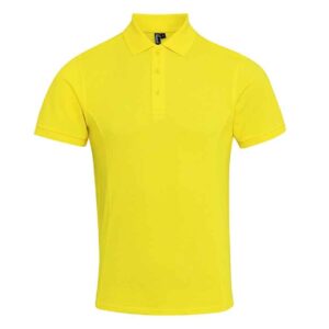 Premier Coolchecker® Plus Piqué Polo Shirt | Yellow