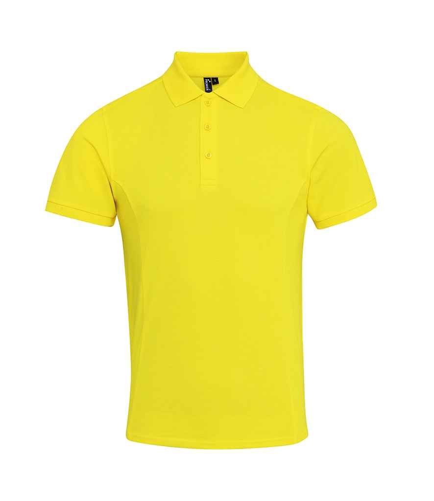 Premier Coolchecker® Plus Piqué Polo Shirt | Yellow