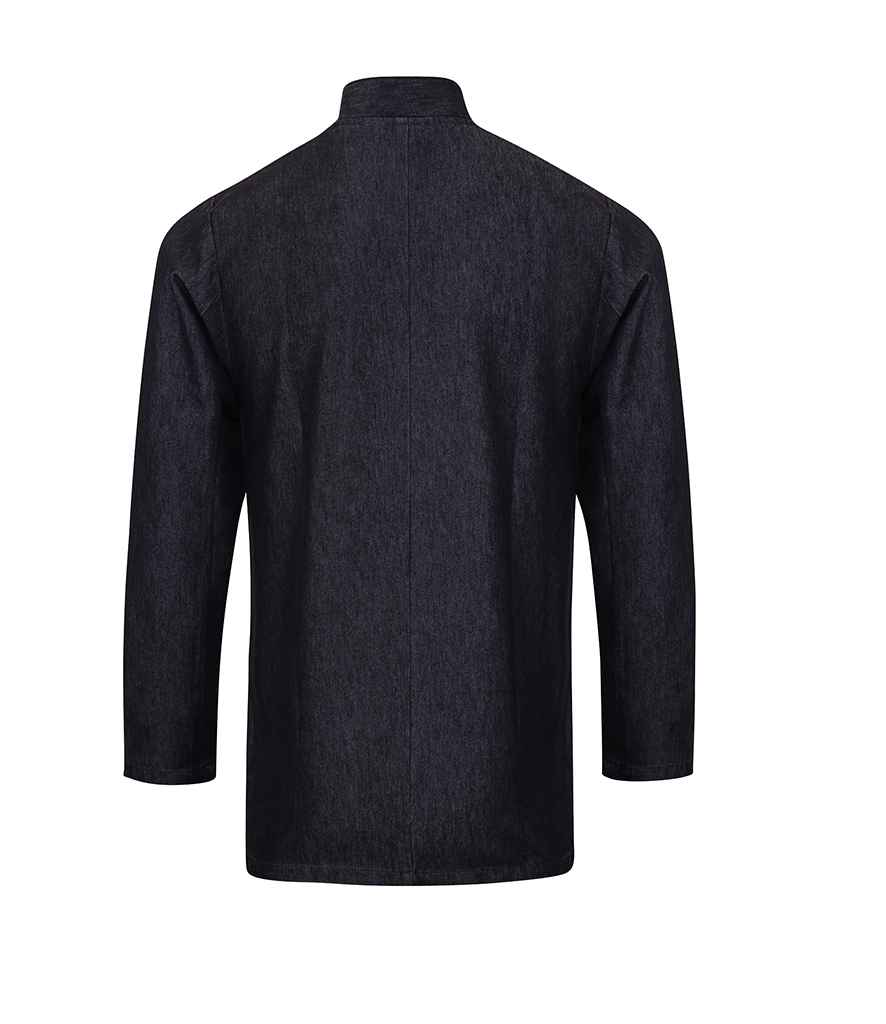 Premier Denim Chef's Jacket | Black Denim - Image 3