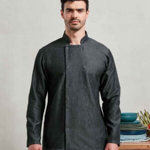 Premier Denim Chef's Jacket | Black Denim