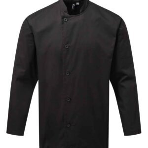 Premier Essential Long Sleeve Chef's Jacket | Black