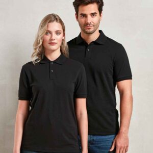 Premier Essential Unisex Polo Shirt | Black