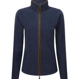 Premier Ladies Artisan Fleece Jacket | Navy/Brown