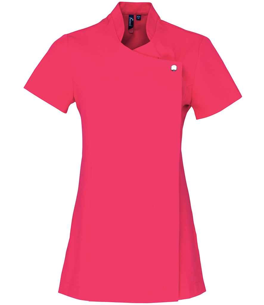 Premier Ladies Blossom Short Sleeve Tunic | Hot Pink