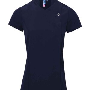 Premier Ladies Blossom Short Sleeve Tunic | Navy