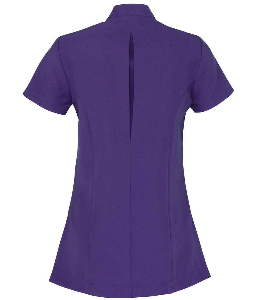 Premier Ladies Blossom Short Sleeve Tunic | Purple - Image 2