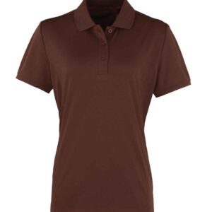 Premier Ladies Coolchecker® Piqué Polo Shirt | Brown