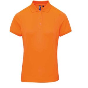 Premier Ladies Coolchecker® Piqué Polo Shirt | Neon Orange