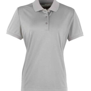 Premier Ladies Coolchecker® Piqué Polo Shirt | Silver