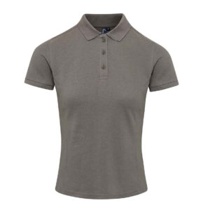 Premier Ladies Coolchecker® Plus Piqué Polo Shirt | Dark Grey