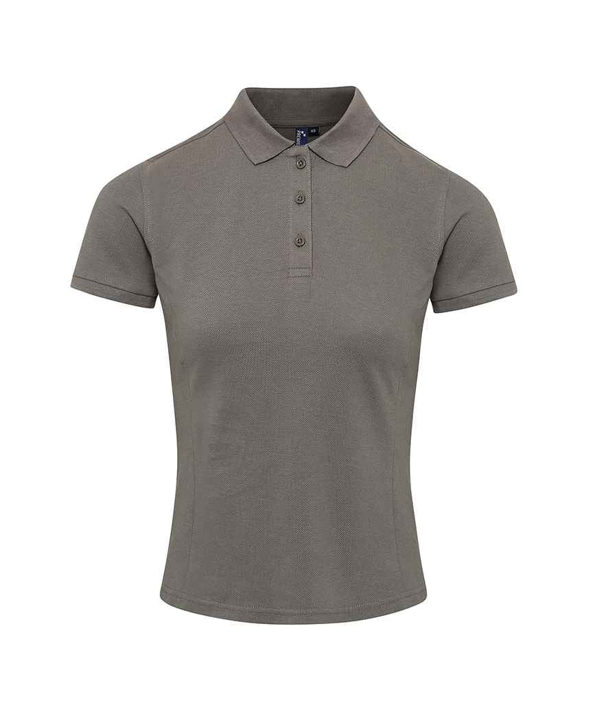 Premier Ladies Coolchecker® Plus Piqué Polo Shirt | Dark Grey