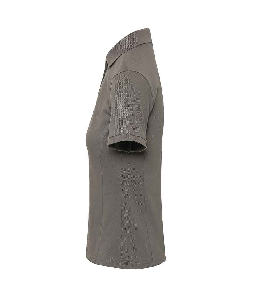 Premier Ladies Coolchecker® Plus Piqué Polo Shirt | Dark Grey - Image 3