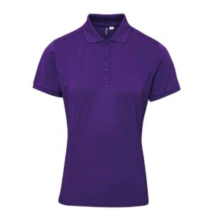 Premier Ladies Coolchecker® Plus Piqué Polo Shirt | Purple