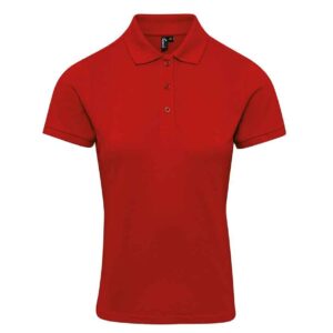 Premier Ladies Coolchecker® Plus Piqué Polo Shirt | Red