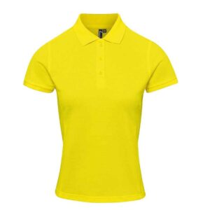 Premier Ladies Coolchecker® Plus Piqué Polo Shirt | Yellow