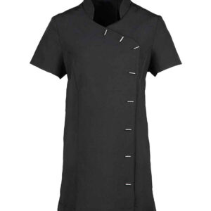 Premier Ladies Orchid Short Sleeve Tunic | Black