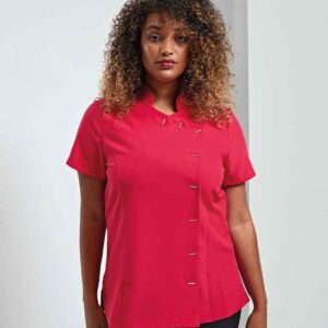 Premier Ladies Orchid Short Sleeve Tunic | Hot Pink