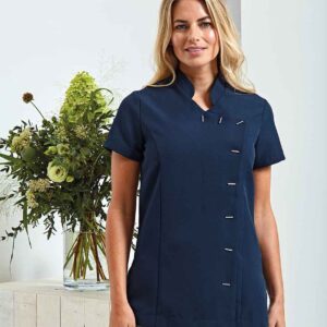 Premier Ladies Orchid Short Sleeve Tunic | Navy