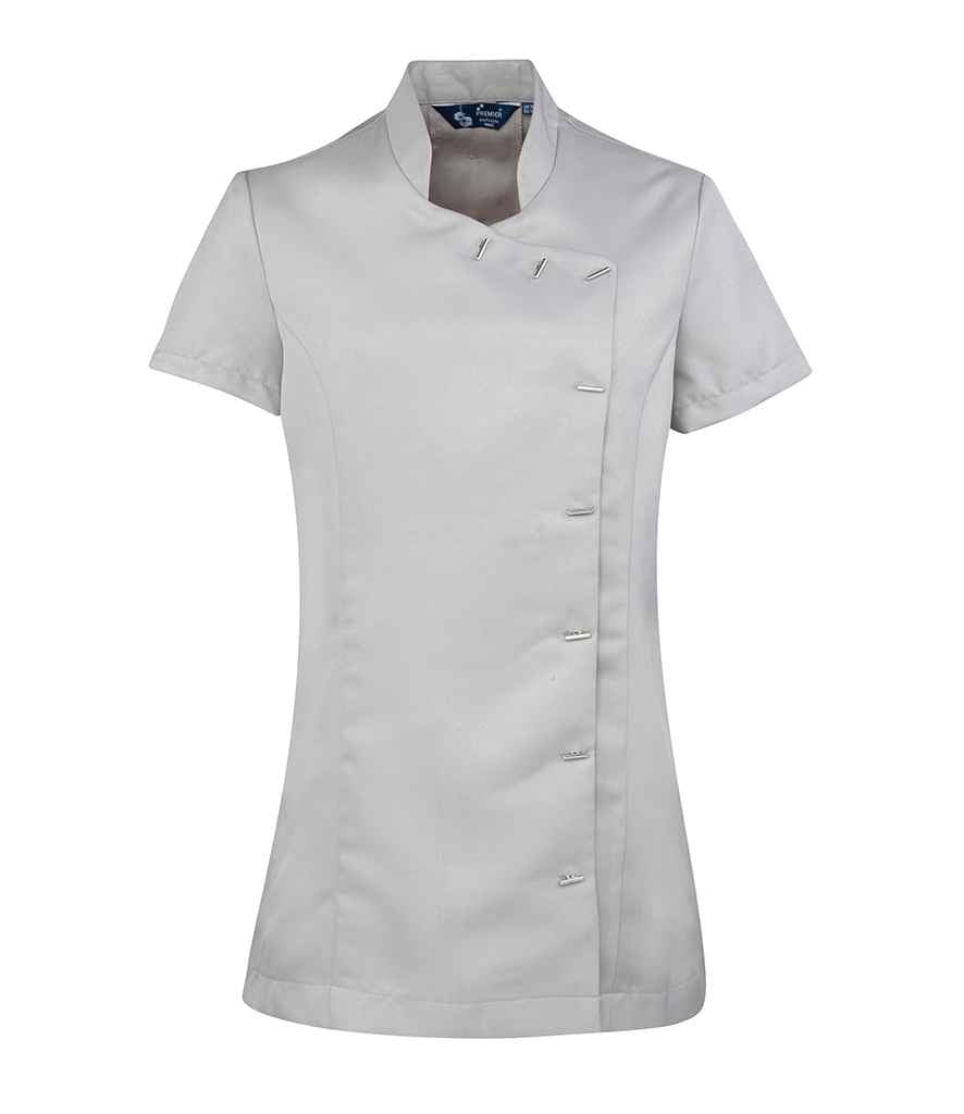 Premier Ladies Orchid Short Sleeve Tunic | Silver