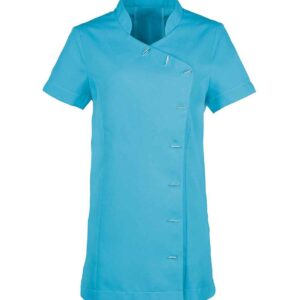 Premier Ladies Orchid Short Sleeve Tunic | Turquoise Blue