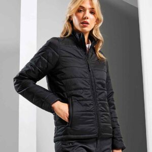 Premier Ladies Recyclight® Padded Jacket | Black