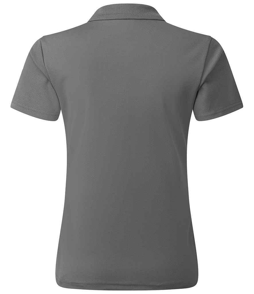 Premier Ladies Spun Dyed Recycled Polo Shirt | Dark Grey - Image 3