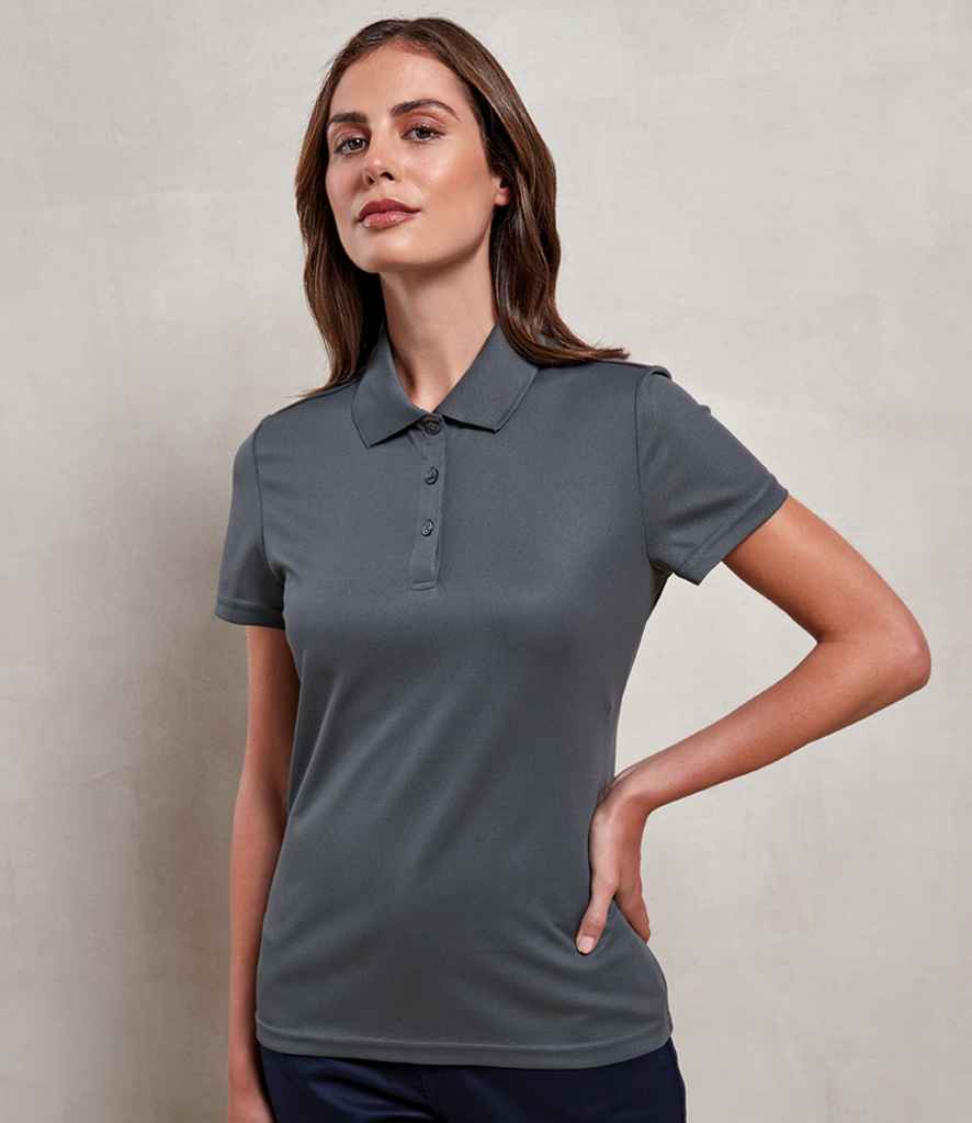 Premier Ladies Spun Dyed Recycled Polo Shirt | Dark Grey