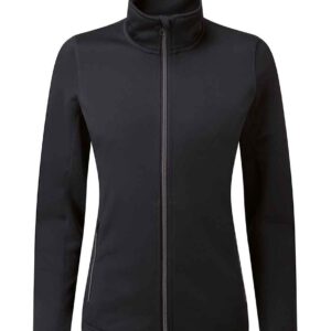 Premier Ladies Spun Dyed Recycled Zip Through Sweat Jacket | Black