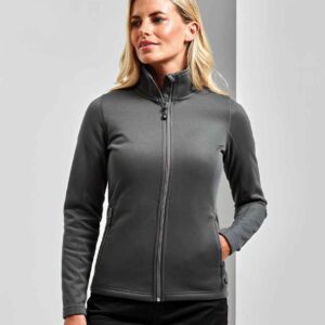 Premier Ladies Spun Dyed Recycled Zip Through Sweat Jacket | Dark Grey