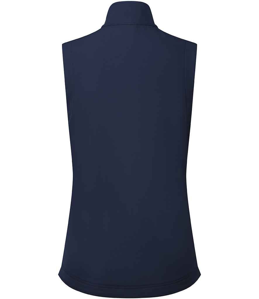 Premier Ladies Windchecker® Recycled Printable Soft Shell Gilet | Navy - Image 2