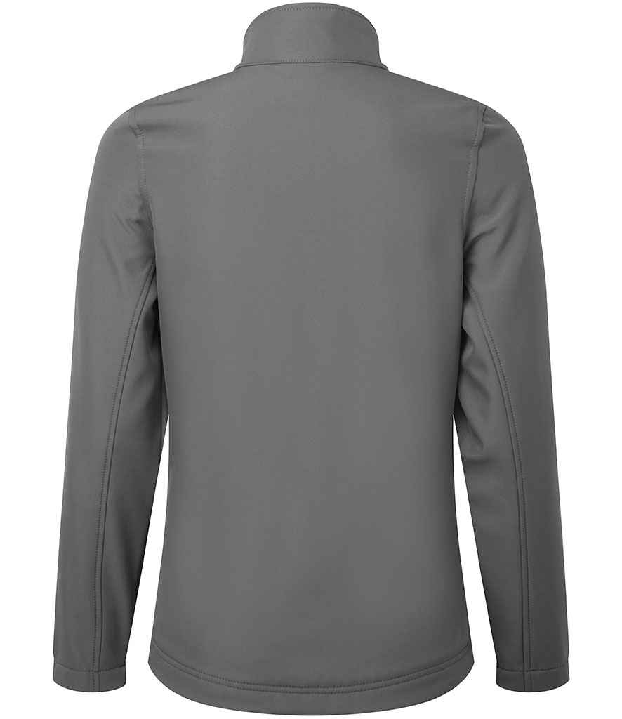 Premier Ladies Windchecker® Recycled Printable Soft Shell Jacket | Dark Grey - Image 2