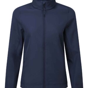 Premier Ladies Windchecker® Recycled Printable Soft Shell Jacket | Navy