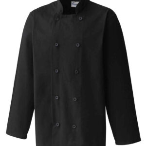Premier Long Sleeve Chef's Jacket | Black