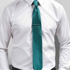 Premier Puppy Tooth Tie | Turquoise Blue