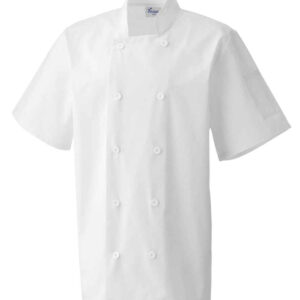 Premier Short Sleeve Chef's Jacket | White