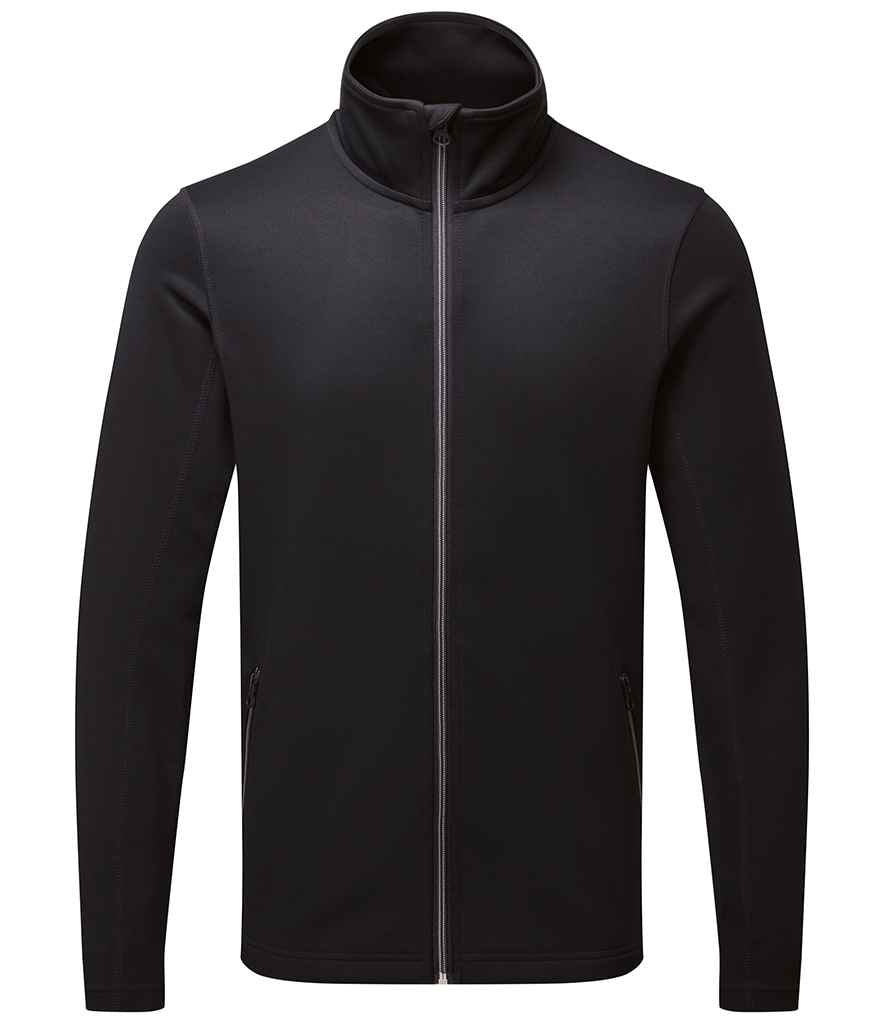 Premier Spun Dyed Recycled Zip Through Sweat Jacket | Black