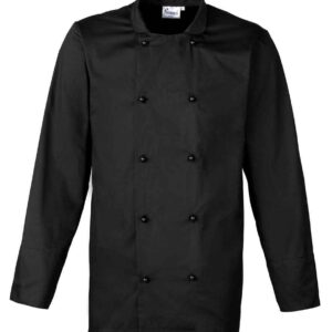 Premier Unisex Cuisine Chef's Jacket | Black