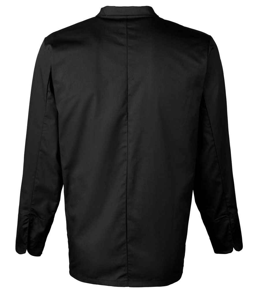 Premier Unisex Cuisine Chef's Jacket | Black - Image 2